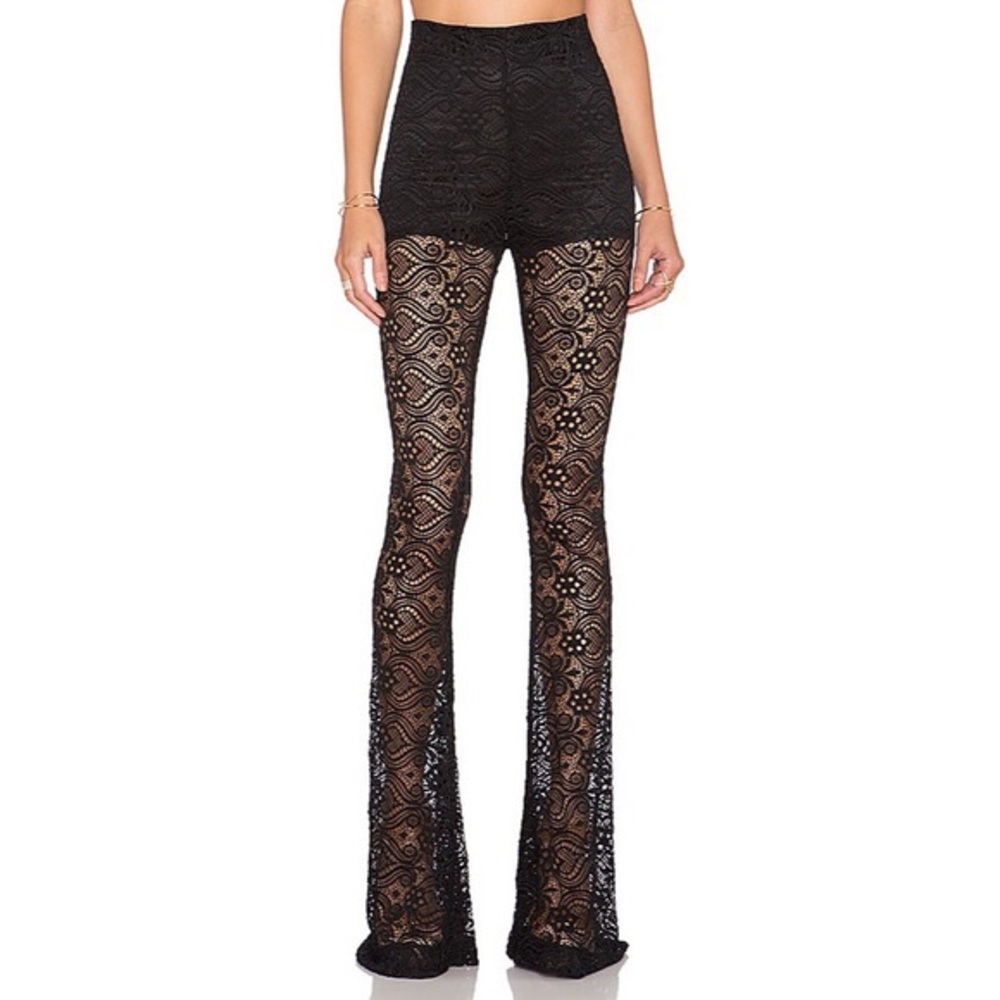Showmeyourmumu lace bell bottoms